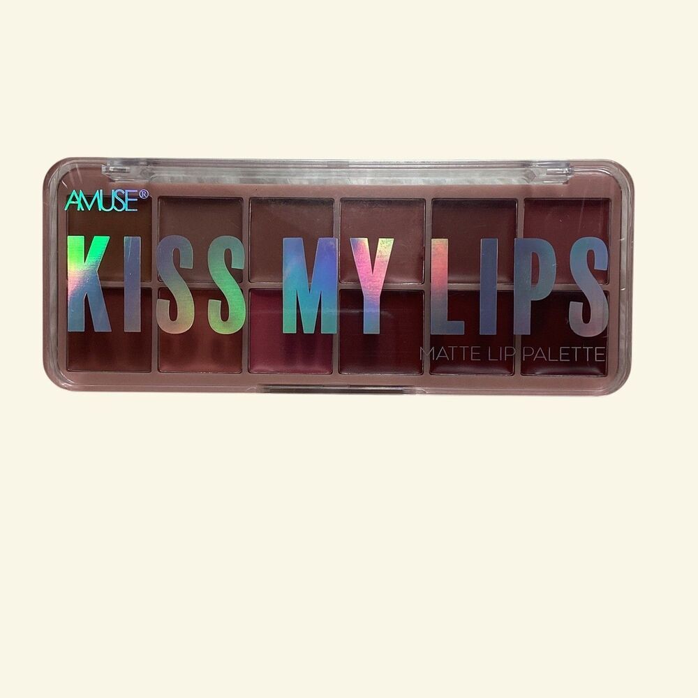 Amuse Kiss My Lips Matte Lip Palette 12 Shades Nudes Berries LIP  New Sealed